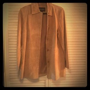 Tan suede coat